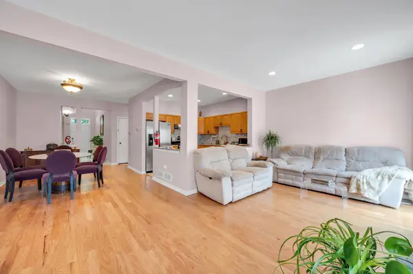 Open-concept living and dining space