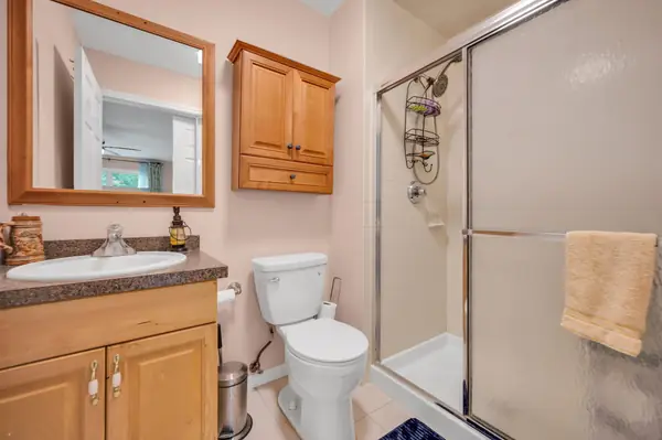 Full bath with stall shower and soaking tub